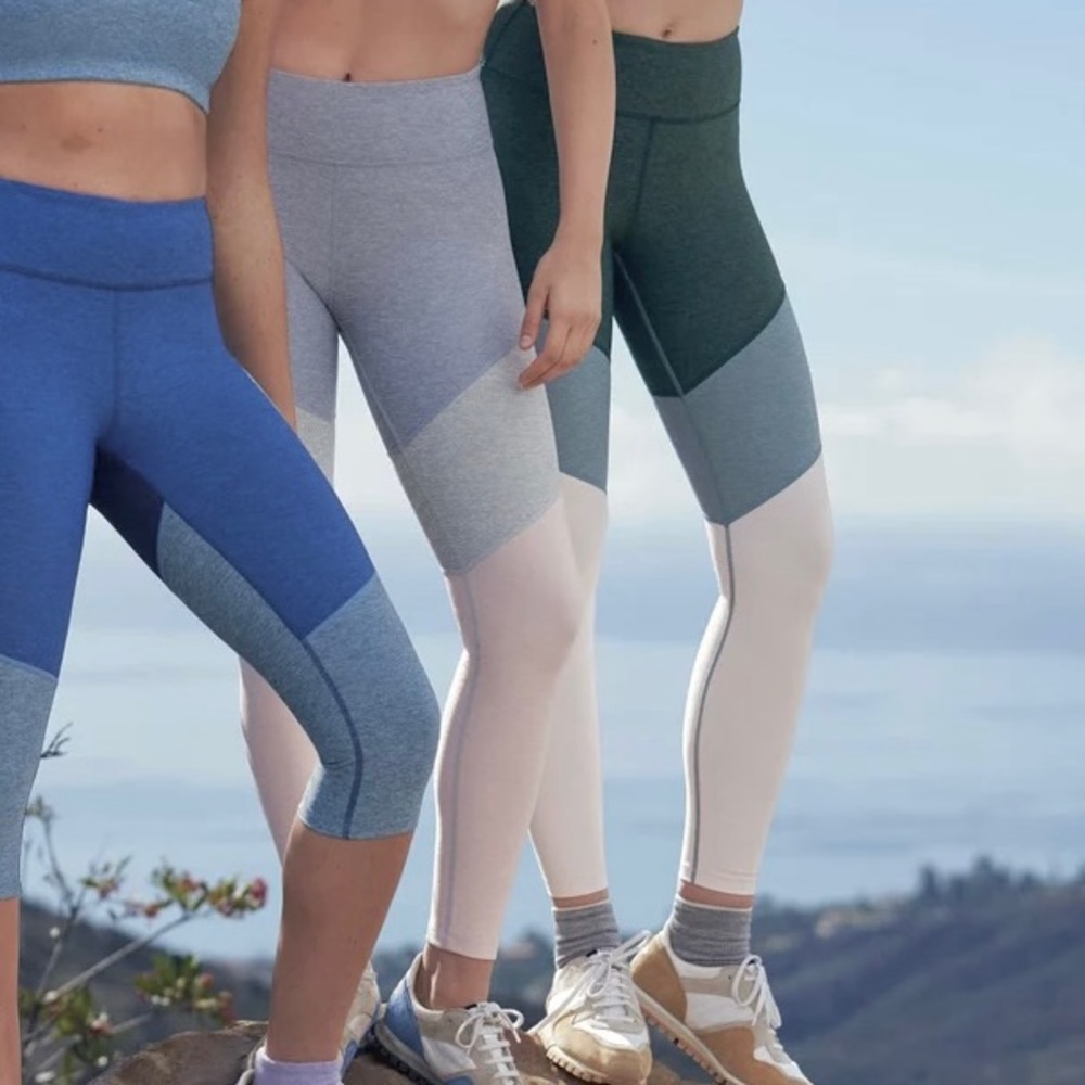 Outdoor Voices Tri-Color Leggings 7/8
